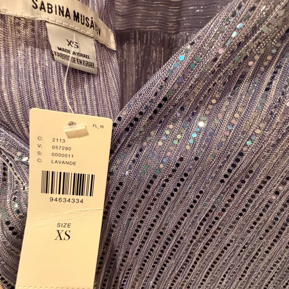 Sabina Musayev Emmeline Maxi Dress in Lavender size XS NWT - Picture 8 of 8